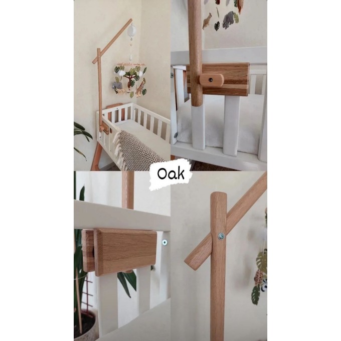 Crib Mobile Hanger, Cot Mobile Hanger, Mobile Attachment Arm, Baby