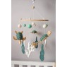 Mint turtles crib mobile, Sea creatures nursery mobile