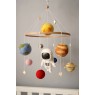 Space crib mobile, Space nursery mobile, Solar system baby mobile