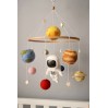 Solar system baby mobile, Space nursery mobile