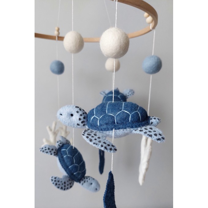 Nursery Baby Mobileocean Sea Baby Crib Mobileturtle Starfish