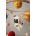 Solar system baby mobile, Space nursery mobile