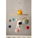 Solar system baby mobile, Space nursery mobile